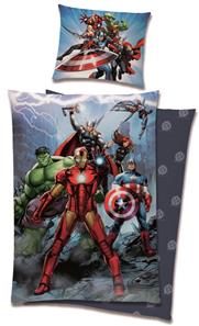Avengers-sängkläder 140 x 200, 100 procent bomull