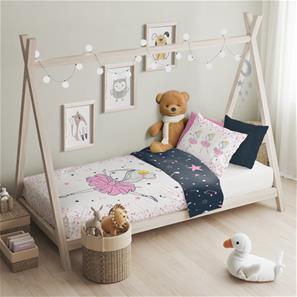 Baby Balerina Junior Påslakanset 100x135 cm - 100 procent bomull-3