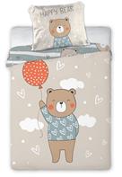 Baby Happy Bear Junior Påslakanset 100x135 cm
