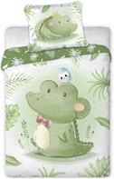 Baby Krokodil Junior Bäddset 100x135 cm - 100 procent bomull