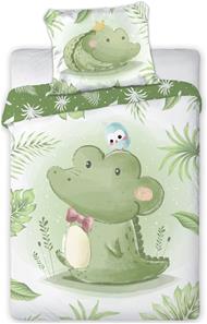 Baby Krokodil Junior Bäddset 100x135 cm - 100 procent bomull
