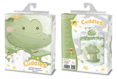 Baby Krokodil Junior Bäddset 100x135 cm - 100 procent bomull-2