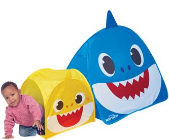 Baby Shark Pop-Up Lektält og tunnel