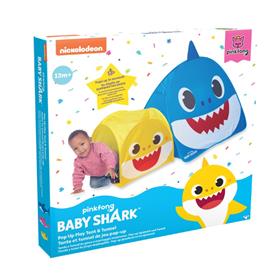 Baby Shark Pop-Up Lektält og tunnel-2