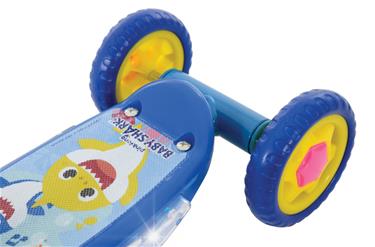 Baby shark trehjulig sparkcykel med musik och ljus-4