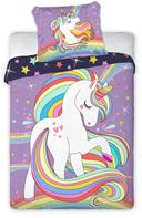 Baby Unicorn Pony Junior Påslakanset 100x135 cm - 100 procent bomull