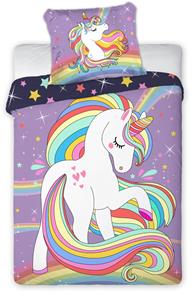 Baby Unicorn Pony Junior Påslakanset 100x135 cm - 100 procent bomull