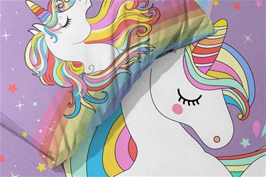 Baby Unicorn Pony Junior Påslakanset 100x135 cm - 100 procent bomull-4