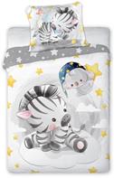 Baby Zebra  Junior Påslakanset 100x135 cm - 100 procent bomull