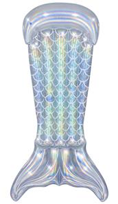 Bad Luftmadrass Iridescent Mermaid Tail Lounge