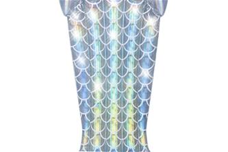 Bad Luftmadrass Iridescent Mermaid Tail Lounge-3