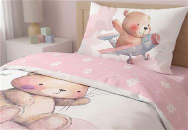 Bamse Cuddles Junior-sängkläder 100x135 cm – 100 % bomull-4