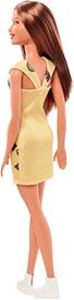 Barbie docka med gul klänning-4