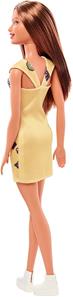 Barbie docka med gul klänning-4