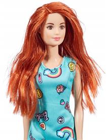 Barbie docka med turkos klänning-2