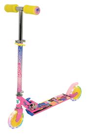 Barbie Hopfällbar Sparkcykel med LED-ljushjul