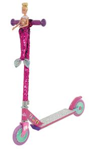 Barbie Sjöjungfru Sparkcykel med Paljetter og glimmer till barn-10