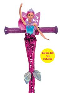 Barbie Sjöjungfru Sparkcykel med Paljetter og glimmer till barn-2