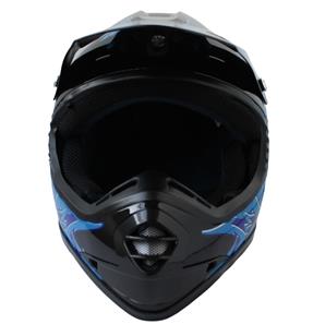 Barn Crosser Hjälm Blue Beast-3