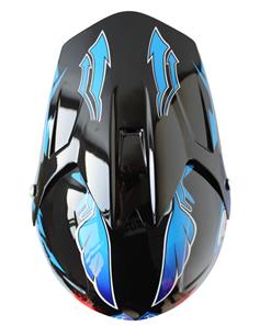 Barn Crosser Hjälm Blue Beast-5