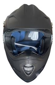 Barn Crosser Hjälm Matt svart - Ny modell-2