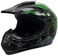 Barn Crosser Hjälm Phantom Green
