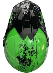 Barn Crosser Hjälm Phantom Green-5