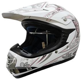 Barn Crosser Hjälm Pink Butterfly-2