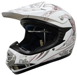 Barn Crosser Hjälm Pink Butterfly-2