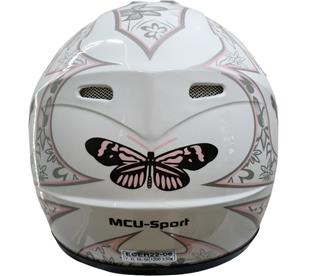 Barn Crosser Hjälm Pink Butterfly-4