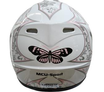 Barn Crosser Hjälm Pink Butterfly-4