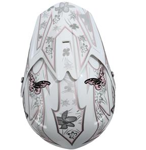 Barn Crosser Hjälm Pink Butterfly-5