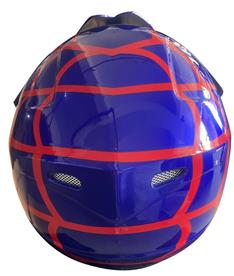Barn Crosser Hjälm SpiderBlue - Ny modell-3