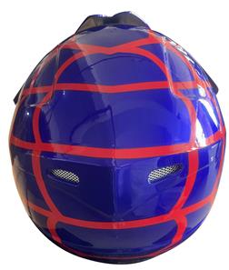 Barn Crosser Hjälm SpiderBlue - Ny modell-3