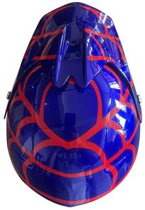 Barn Crosser Hjälm SpiderBlue - Ny modell-4