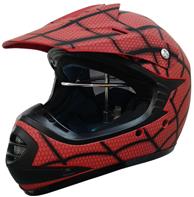 Barn Crosser Hjälm SpiderRed