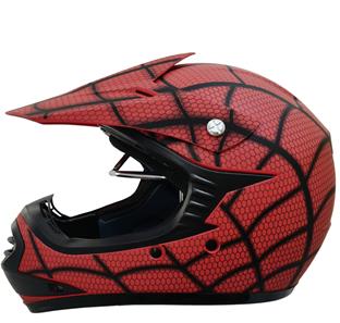 Barn Crosser Hjälm SpiderRed-2