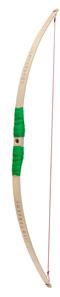 Barnbåge i bokträ med grön grepp + 3 pilar-7