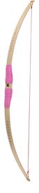 Barnbåge i bokträ med pink grepp + 3 pilar-7
