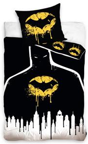 Batman-sängkläder 140 x 200, 100 procent bomull