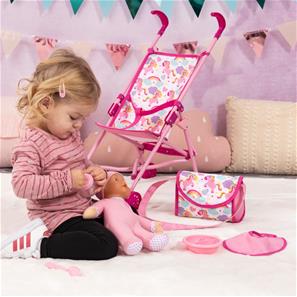 Bayer Design Buggy dockvagnsset med docka och tillbehör-2