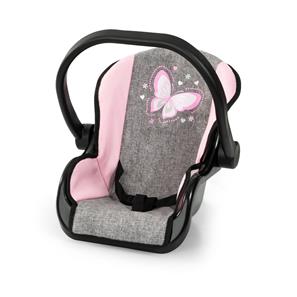 Bayer Design Buggy Klappvagn för dockor Megaset, grå/rosa-10