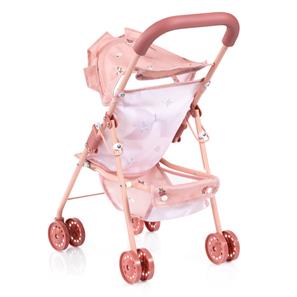 Bayer Design Buggy Klappvagn för dockor Megaset, puderrosa-17