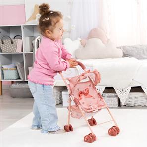 Bayer Design Buggy Klappvagn för dockor Megaset, puderrosa-6