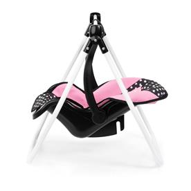 Bayer Design Buggy Klappvagn för dockor Megaset, Rosa Hjärtan-8