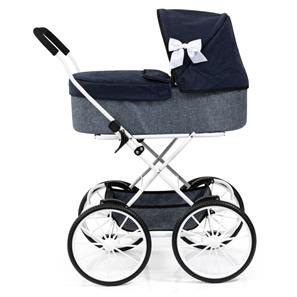 Bayer Design Classic Deluxe dockvagn, blå-10