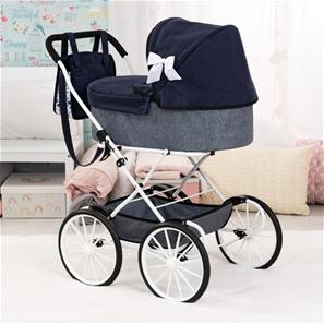 Bayer Design Classic Deluxe dockvagn, blå-3