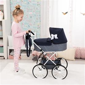 Bayer Design Classic Deluxe dockvagn, blå-5