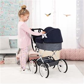 Bayer Design Classic Deluxe dockvagn, blå-6