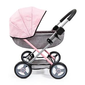Bayer Design Cosy dockvagn med skötväska Grå/Rosa-11